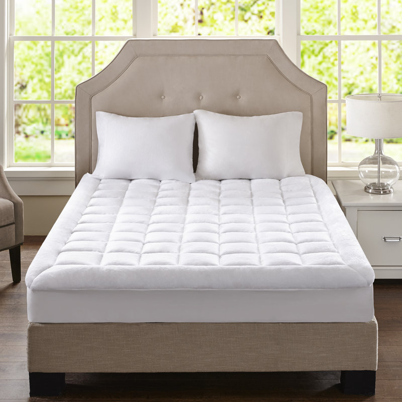Alwyn Home Cloud Soft Overfilled Plush Waterproof Mattress Pad
